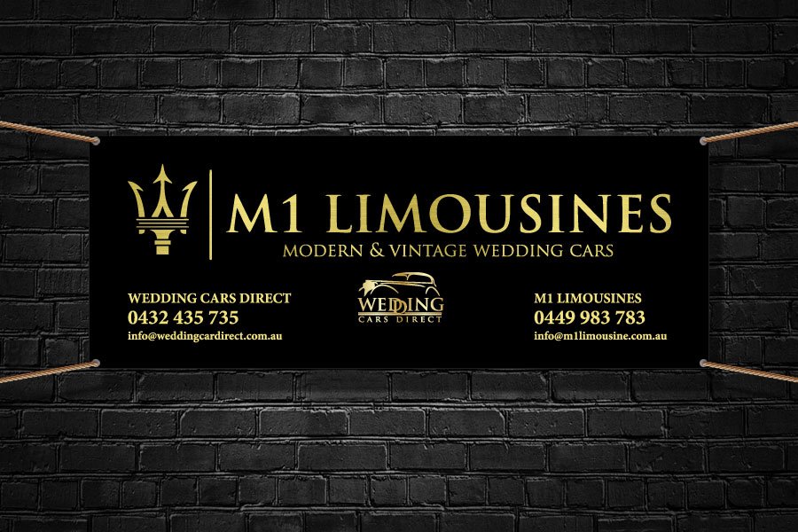 Banner Printing - Discount Vinyl Banners | Australia Wide Fast Delivery - M1 Limousines Sign