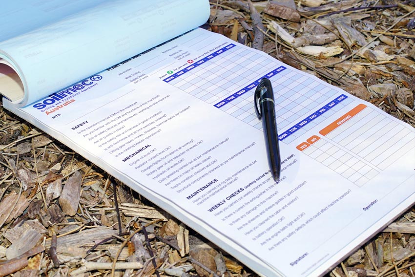 NCR carbonless custom log book printing | Add your logo and business details | Discount Prices | Free delivery Australia wide.