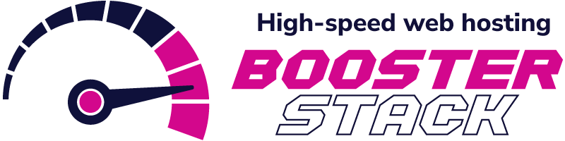 High Speed WordPress web hosting booster stack logo