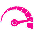 high-speed web page loading speeds icon